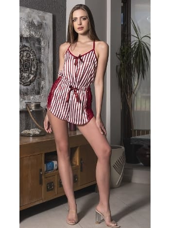 Dantel Detaylı Saten Şortlu Takım Nathalie 1003