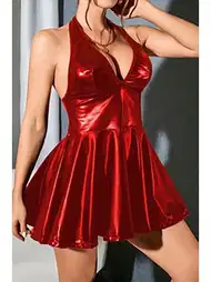 Kırmızı Dantel Tasarımlı Tek Parça Body Jesica Bella 15022