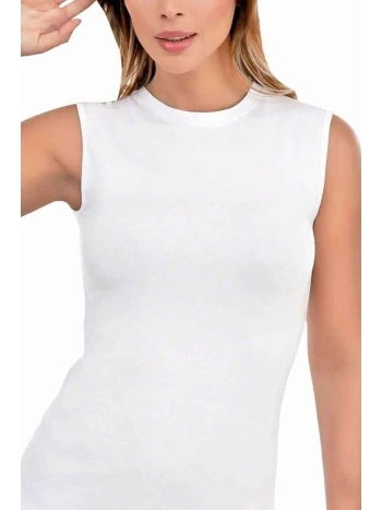 Pamuklu Kolsuz O Yaka Kadın Atlet İMER 1263