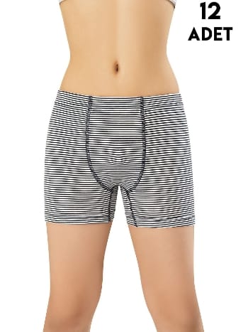 Pamuklu Rahat Kesim Baskılı Erkek Çocuk Boxer Kota 1027