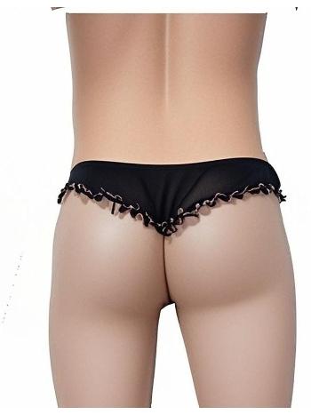 Transparan Erkek Fırfırlı Tanga La Blinque 15812