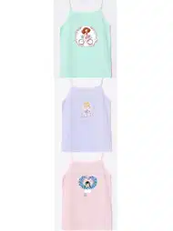 Likralı Baskılı İp Askılı Atlet Öztaş 4628