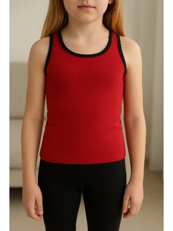 Kalın Askılı Kız Çocuk Atleti Miorre 001-000294