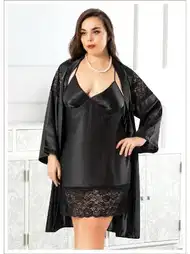 Saten Kadın İkili Takım Somon Miss Laris 6001