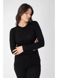 Modal Pamuklu Uzun Kollu T-shirt Confeo 801