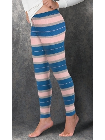 Renkli Çizgili Pamuklu Kız Çocuk Tayt Doreanse 4322