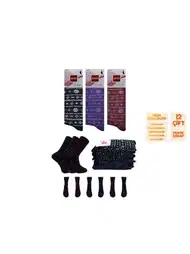 Renkli Pamuklu Kadın Külotlu Çorap Şirin 4000