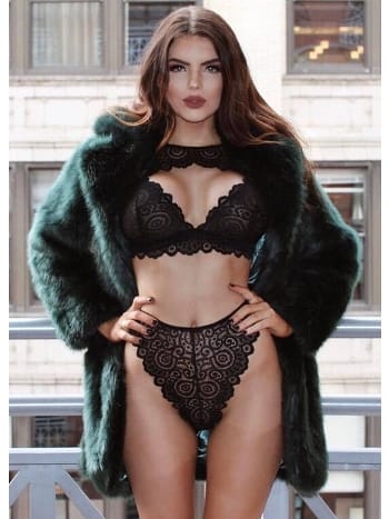 Dantelli Tasarım Fantezi Sütyen Takım SHE 2105