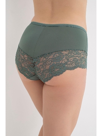 Geniş Dantel Detaylı Yüksek Bel Külot G-Box 912