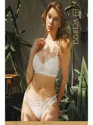 Dantel İşlemeli Destekli Sütyen Takımı Büşra 412