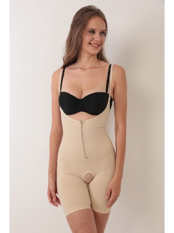 Tam Boy Fermuarlı Korse Yüksek Bel Sistina 753