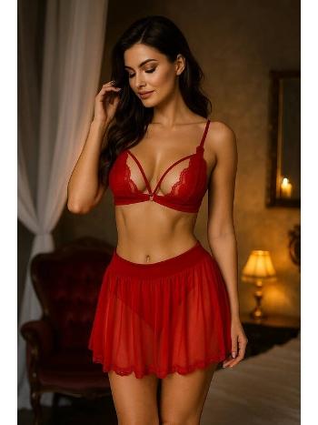 Transparan Dantel Detaylı Fantezi Sütyen Takımı Venlisa 2704