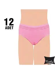 Pamuklu Yumuşak Slip Külot Seti Tutku 0834
