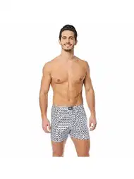 Desenli Esnek Bel Boxer Tutku 0116