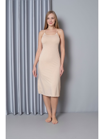 İp Askılı Modal Kadın Kombinezon Siyah Confeo 801