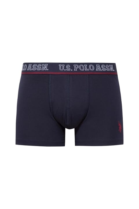 Pamuklu Esnek Bel Lastiği 3'lü Paket Boxer Us. POLO Assn. 80516 - Görsel