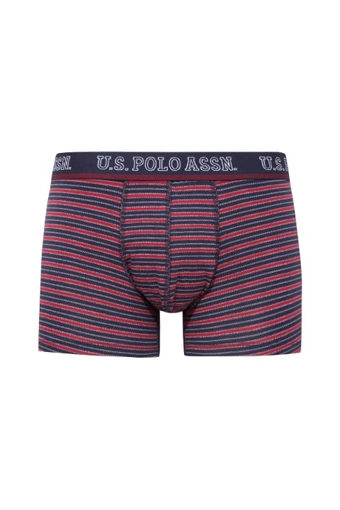Pamuklu Esnek Bel Lastiği 3'lü Paket Boxer Us. POLO Assn. 80516 - Görsel