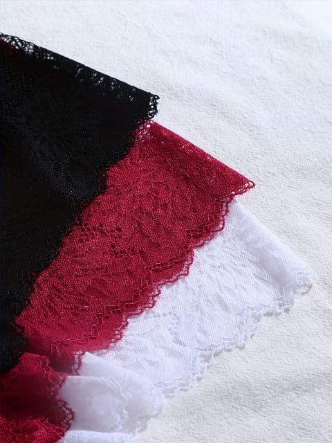 Anıt Yüksek Bel Dantel Boxer Kadın Külot Anıt 001 - Görsel 5