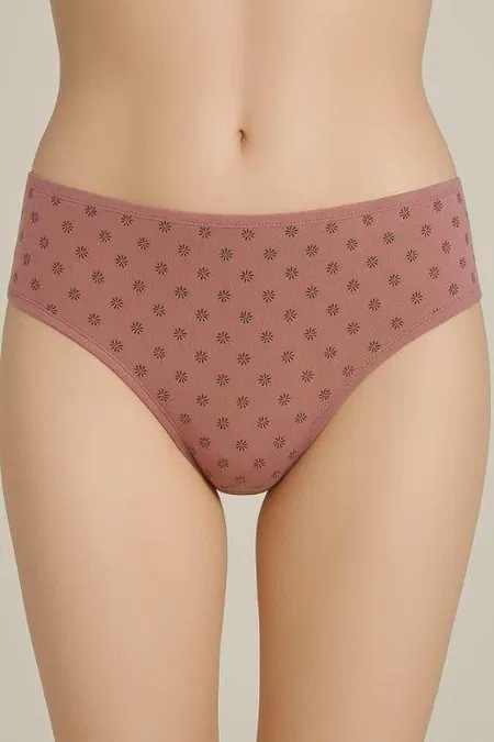 Yüksek Bel Destekli Kadın Külot Mor Anı 1