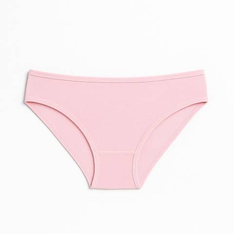 Yüksek Bel Düz Kadın Külot Mor Anı 7137 - 2