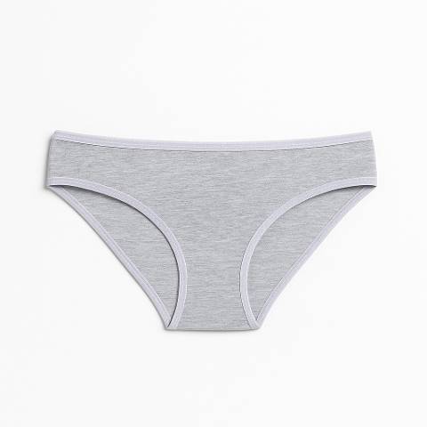 Yüksek Bel Düz Kadın Külot Mor Anı 7137 - Çok Renkli