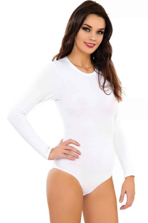 Pamuklu Nefes Alan Uzun Kollu Body İMER 9261