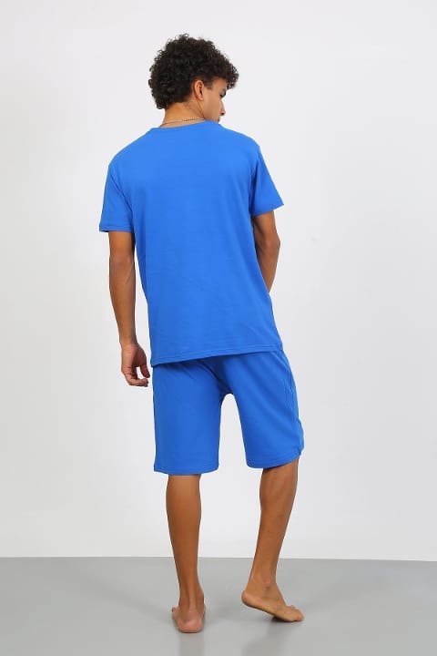 Pamuk Lakost Alt Üst Kaprili Erkek Pijama Takım Akbeniz 6872 - Saks