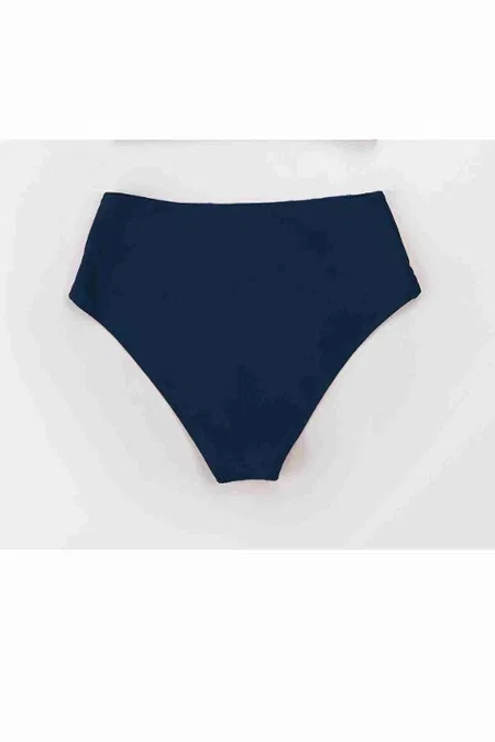 Yüksek Bel Bikini Altı Lacivert Angelsin MS42008 Lacivert - Lacivert