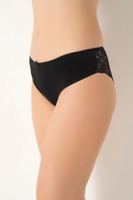 Yüksek Bel Dantelli Bikini Külot 4'lü Set Confeo 804 - Görsel