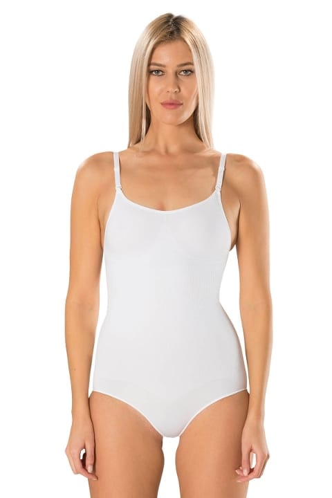 Duble Etkili Yüksek Bel Korse Body FormActive 1040 - Beyaz