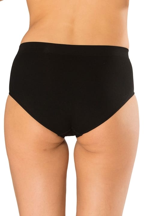 Dikişsiz Yüksek Bel Kadın Külot FormActive 1320 - Siyah