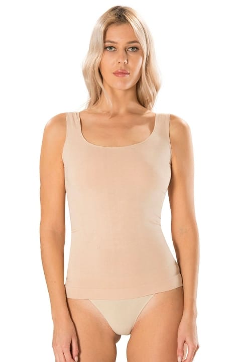 Kalın Askılı Pamuklu Atlet FormActive 1330 - Ten