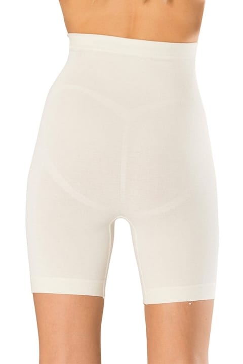 Bamboo Yüksek Bel Dikişsiz Toparlayıcı Korse FormActive 1120 - Ekru