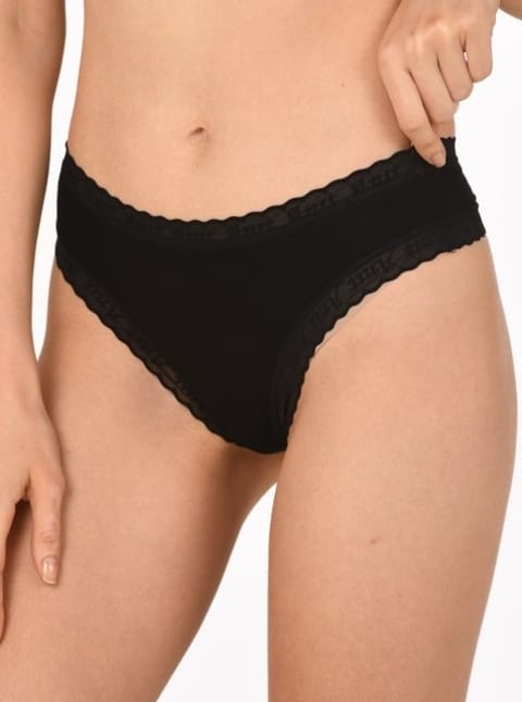 Yüksek Bel Bambu Tanga Kadın Külot Anıt 3889 - 2