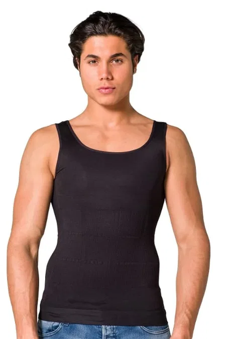 Sıkılaştırıcı Mikrofiber Korse Atlet FormActive 4800 - Siyah