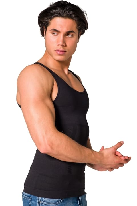 Sıkılaştırıcı Mikrofiber Korse Atlet FormActive 4800 - Siyah