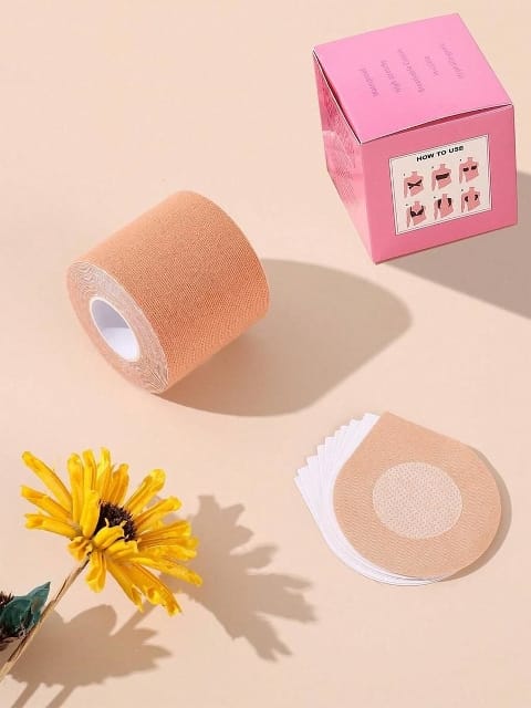 Dekolte Göğüs Bandı (5 cm / 5 m) Beleng 1002 - Ten