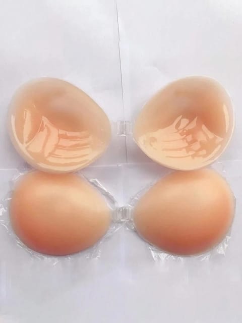 Çıkarılabilir Askılı El Dolgulu Slikon Sütyen Beleng 1022 - Ten