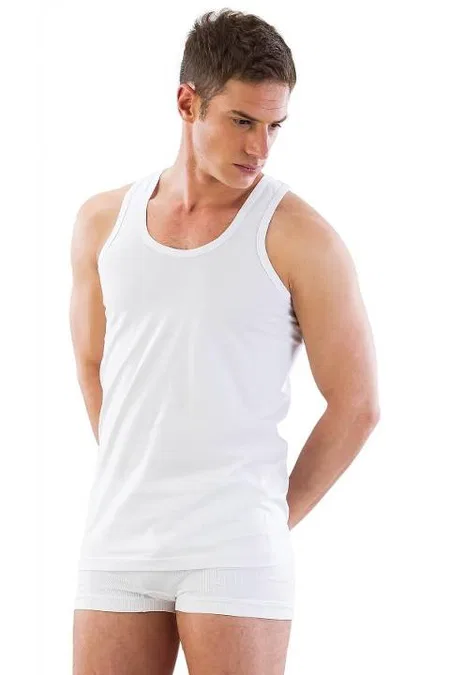 Pamuklu Ribana Kesim U Yaka Askılı Erkek Atlet Emay 12210