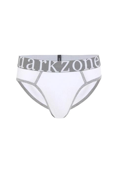 Biyeli Beyaz Geniş Lastikli Erkek Slip Darkzone 6802