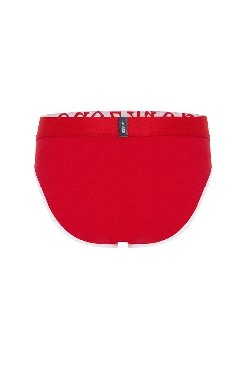 Likralı Biyeli Kırmızı Geniş Lastikli Erkek Slip Darkzone 6806 - 2