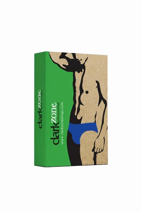 Geniş Lastikli Biyeli Yazılı Erkek Slip Darkzone 6805 - Görsel