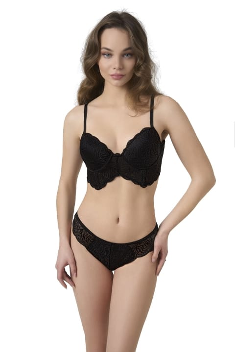Geniş Dantel Astar Kaplı Bralet Sütyen Takım Büşra 328 - 2