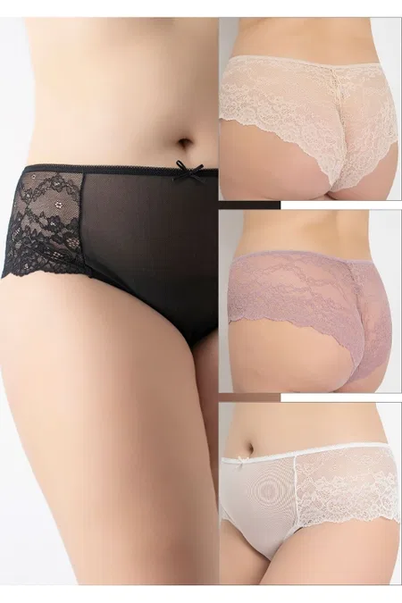 Confeo Dantelli Yüksek Bel Bikini Külot  Confeo 804-516