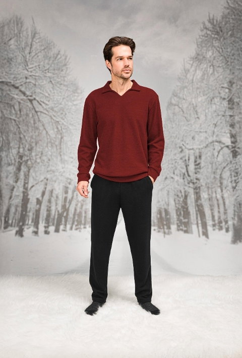 Pamuklu Uzun Kollu Erkek Pijama Takımı Doreanse 26K4590