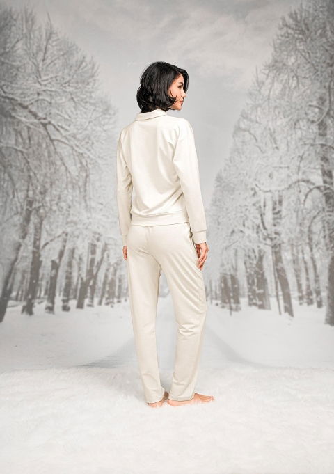 Pamuklu Polyester Cepli Pantolon Gömlek Yaka T-shirt Takım Doreanse 7137 - 2