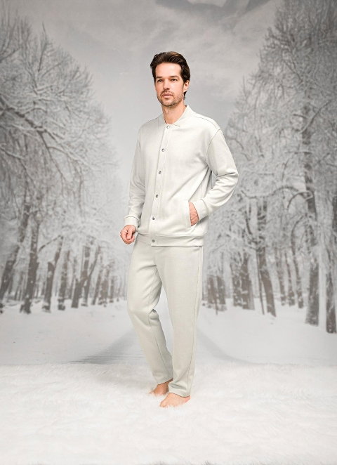 Pamuklu Cepli Uzun Kollu Erkek Pijama Takımı Doreanse 26K4593