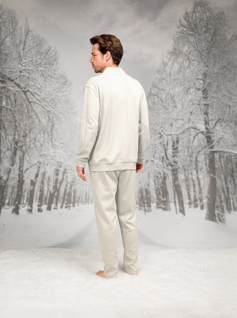 Pamuklu Cepli Uzun Kollu Erkek Pijama Takımı Doreanse 26K4593 - 2