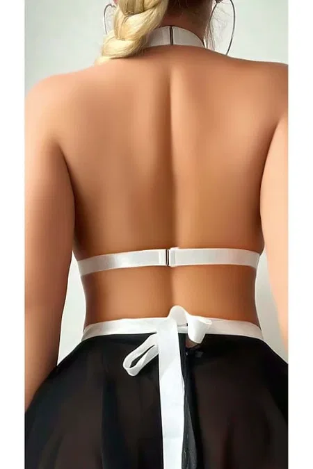 Dalmaçya Desenli Siyah Fantezi Kostüm Nathalie 1750 - 2