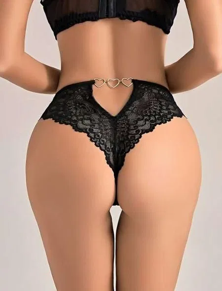 Şeffaf Tek Parça Dantel Body Real Passione 324